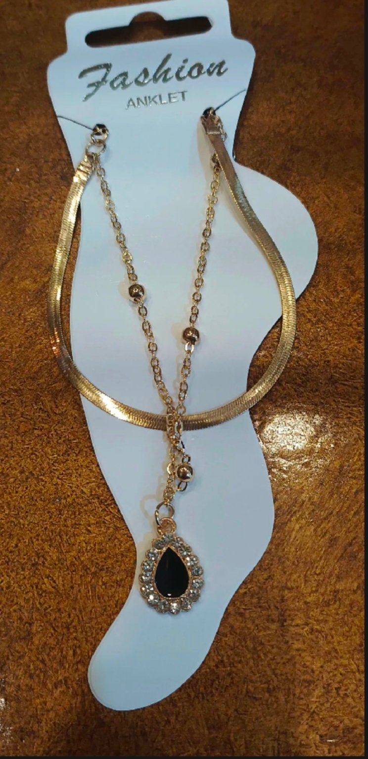 Snake double chain anklet beautiful and elegant design 