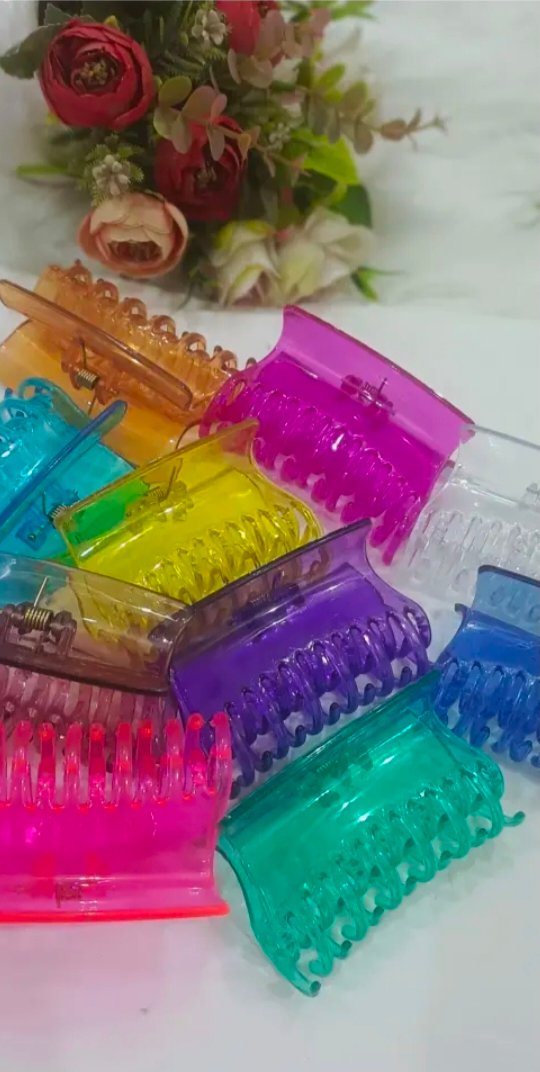 Transparent hair catcher for women big catcher random colours 