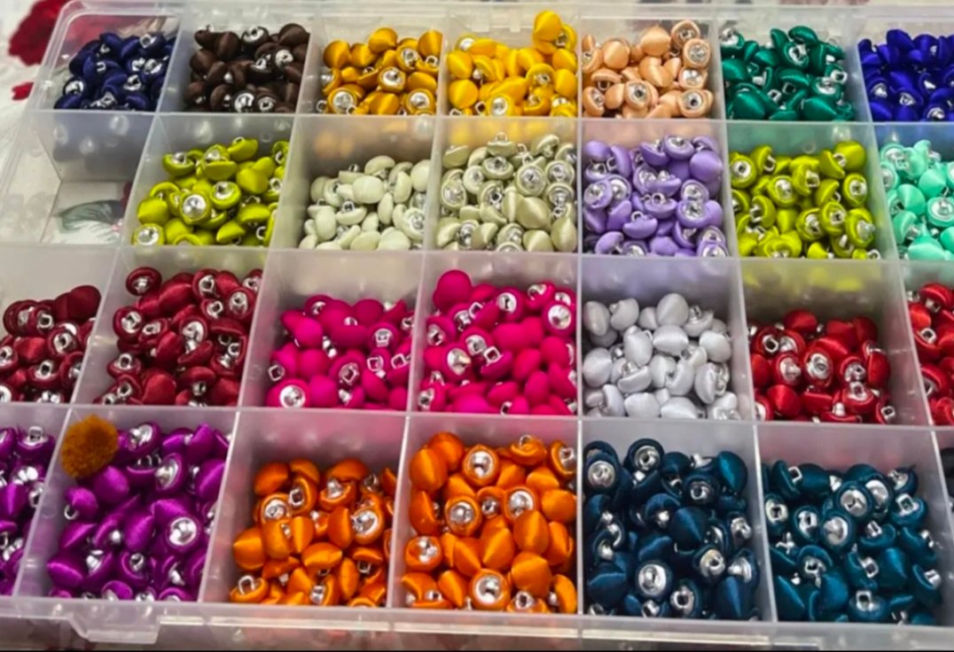 Fabric small buttons pack 10 buttons