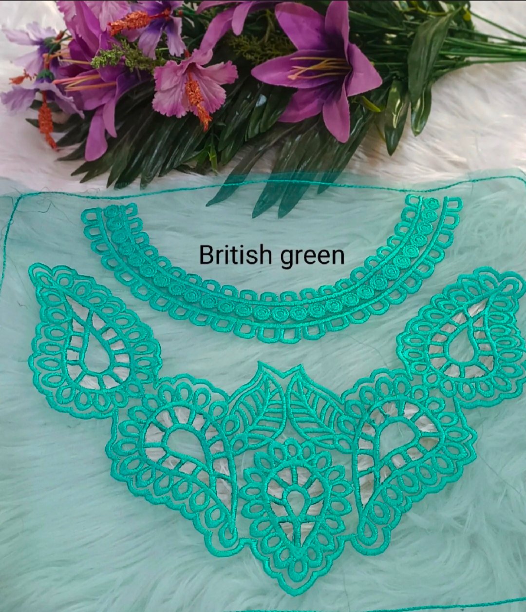 Trending neckline patches for your dresses  available in different colours 
