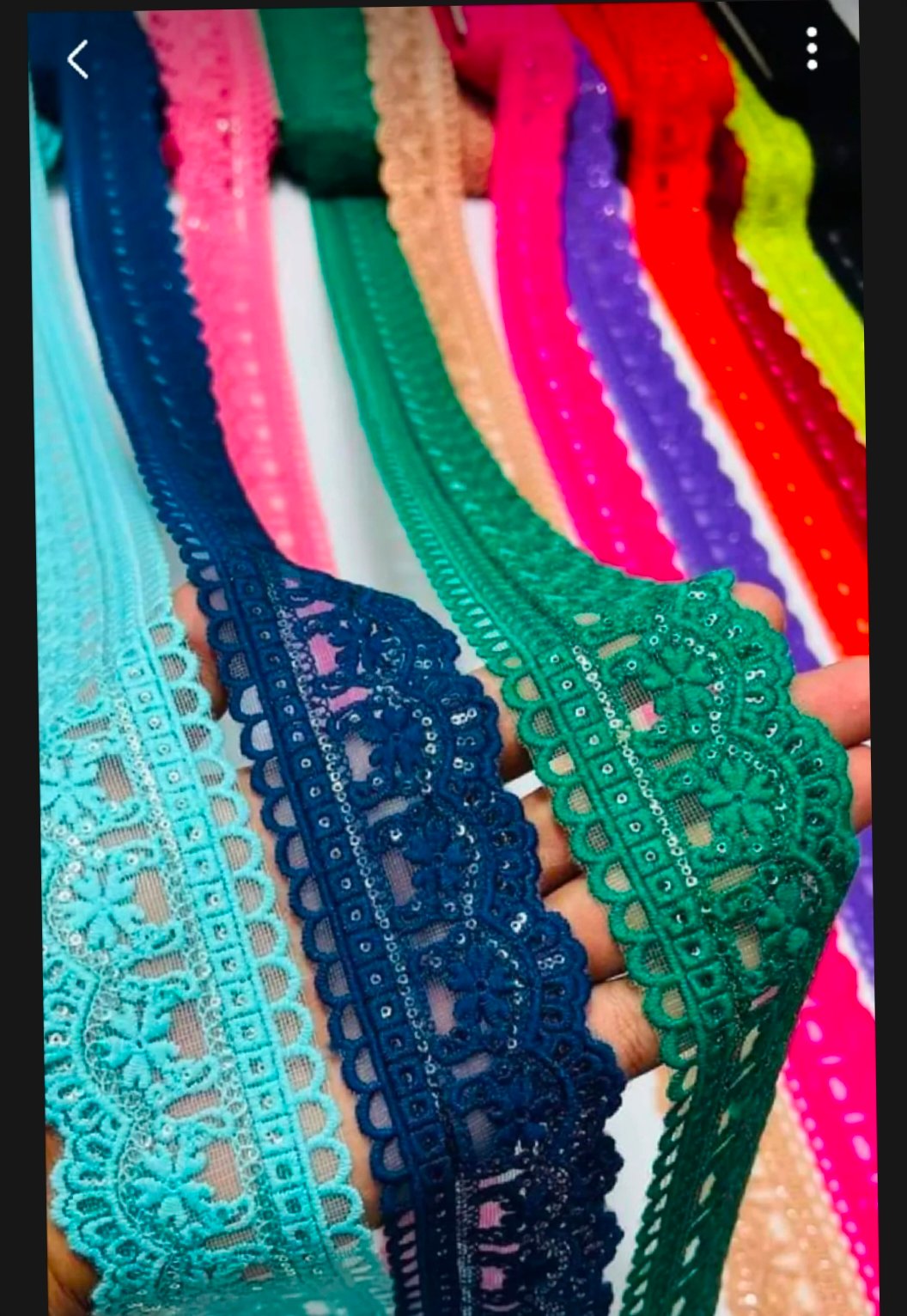 Fashion 1 yard top quality sequence net lace price 1 yard 