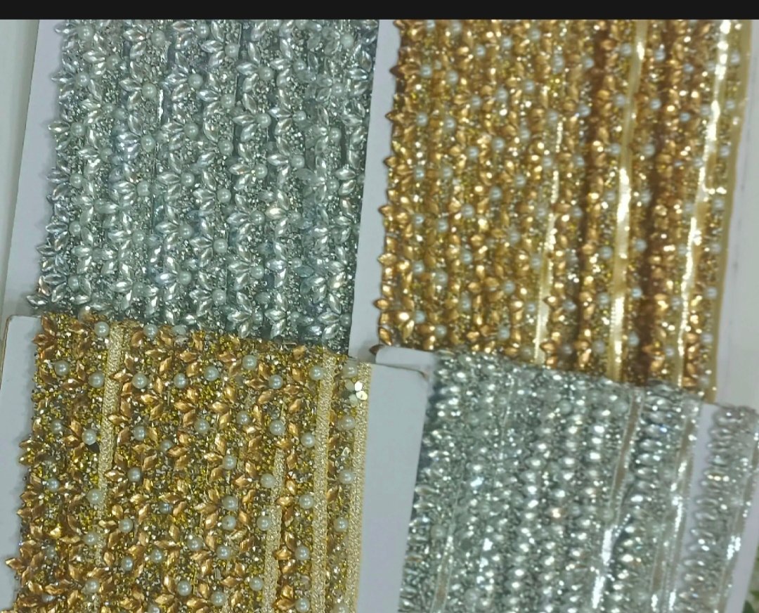 2 yards khudan lace for clothes easy to apply with iron 