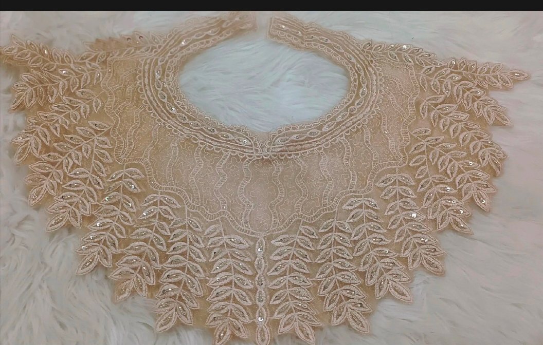 Heavy and big cut Dana neckline patch 