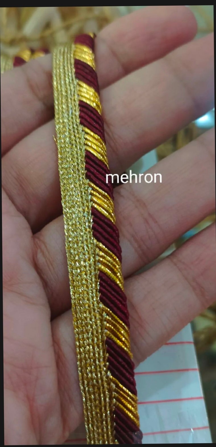 Fancy dori piping for bridal dresses and party wear dresses 2 yards price 