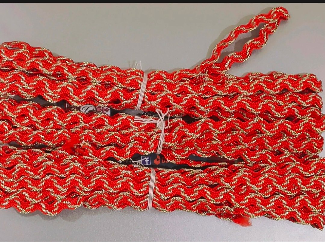Zig zag lace for your dresses 3 yards pack 