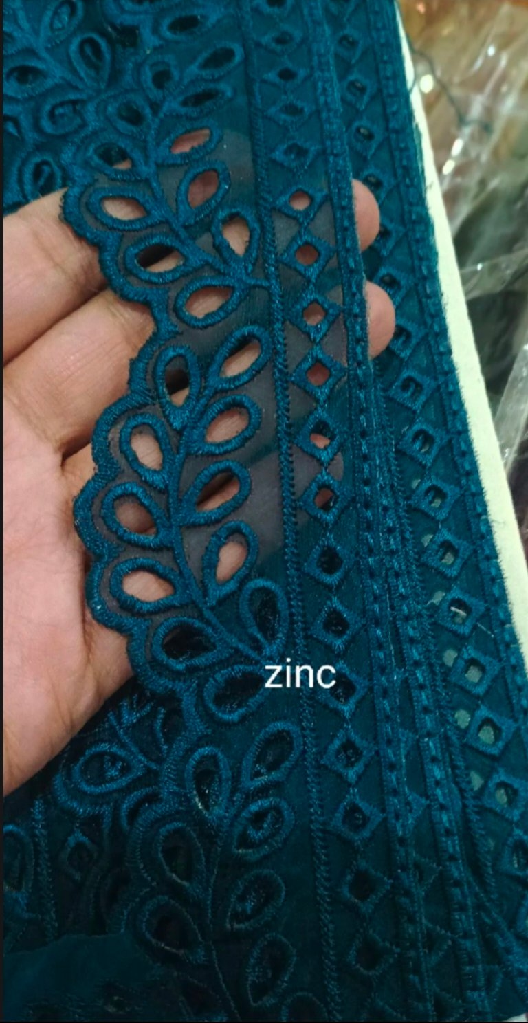 Fashion one yard top quality organza patch
