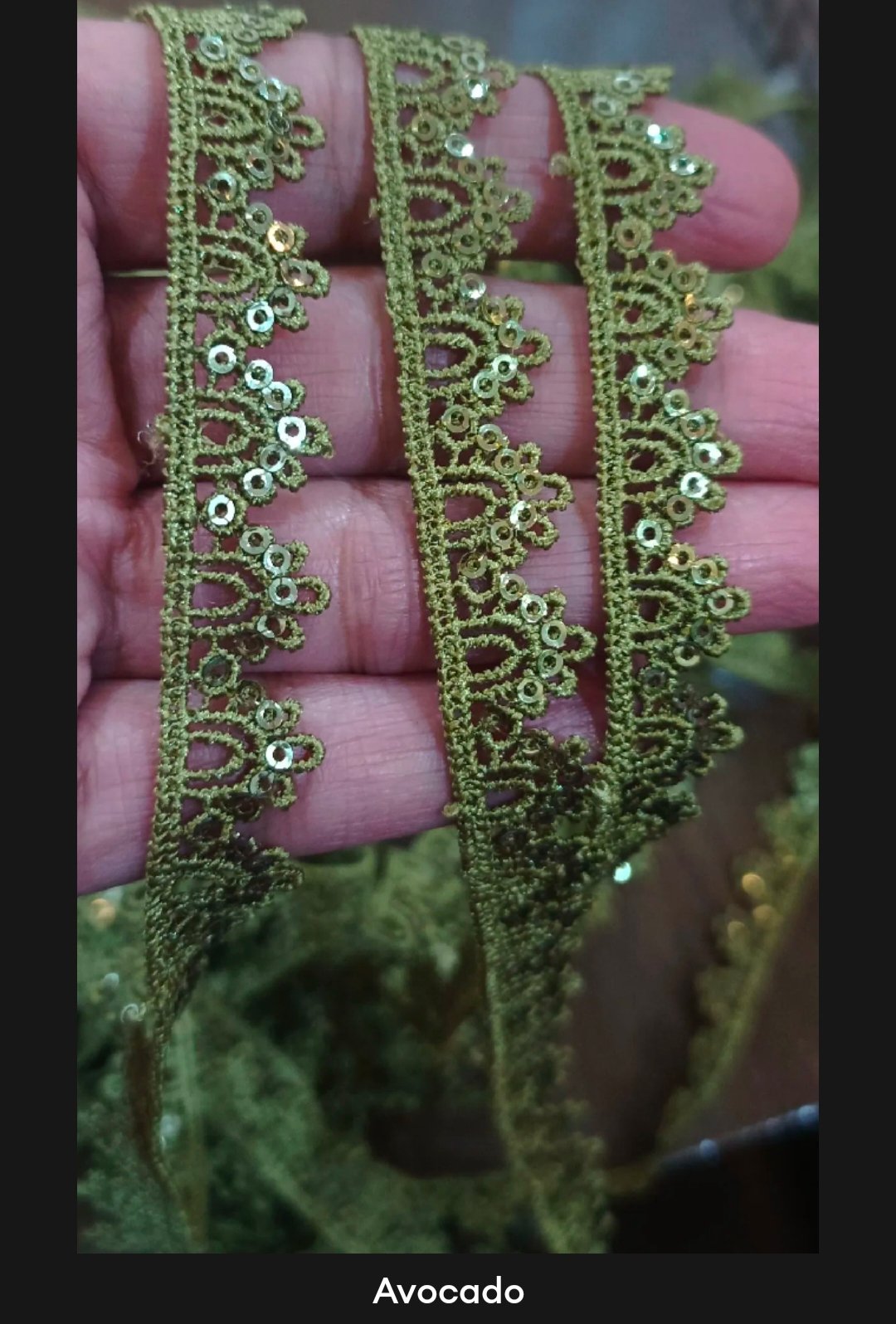 Fancy sitara sequence lace primum quality 3 yards price 