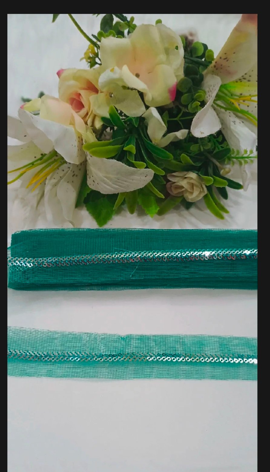 Fancy net sequence joint lace 2 yards price 