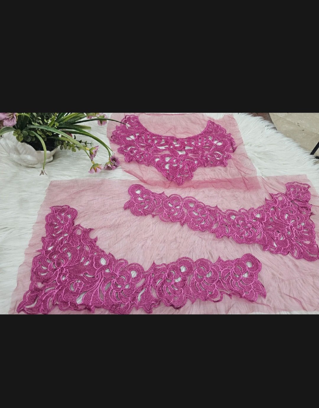 Lazar cut neckline with 2 corner limited stock 